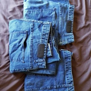 Lot of Three Calvin Klein Straight Leg Jeans 38x30
